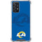 NFL Los Angeles Rams Double Vision Galaxy A72 5G Clear Case